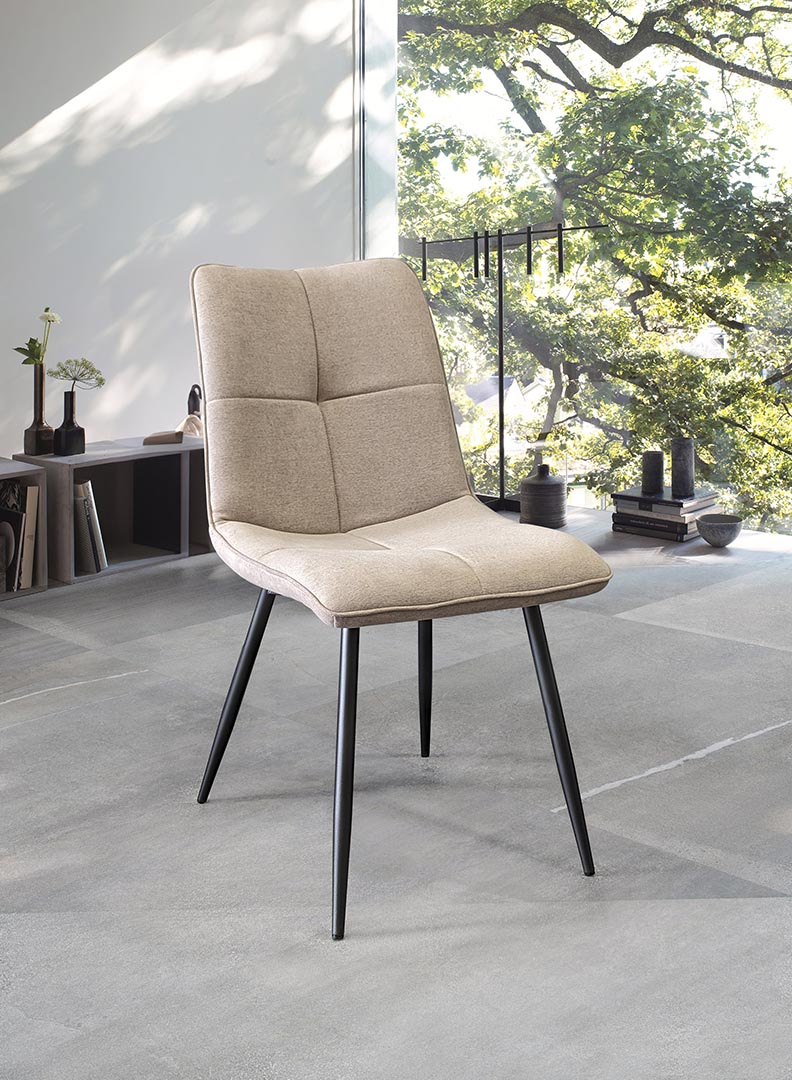 MiLOME chaise MAEVA beige
