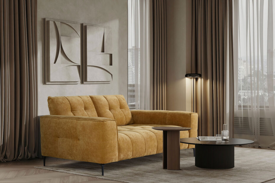 MiLOME canapé MUSTACH 2 places