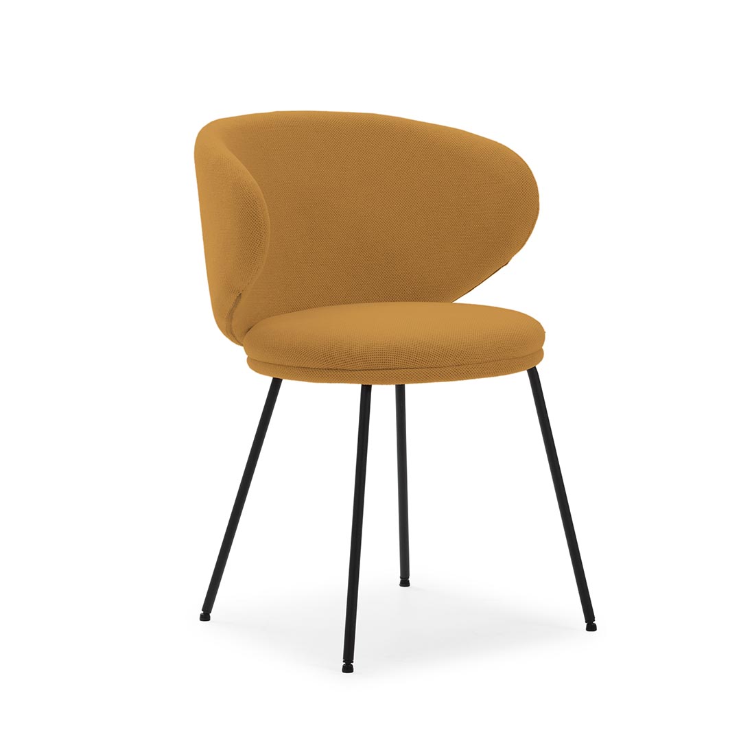 MiLOME chaise RUSH moutarde