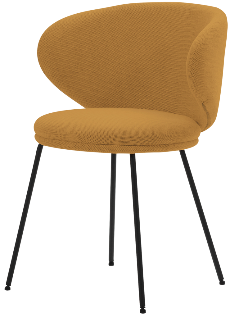 MiLOME chaise RUSH moutarde