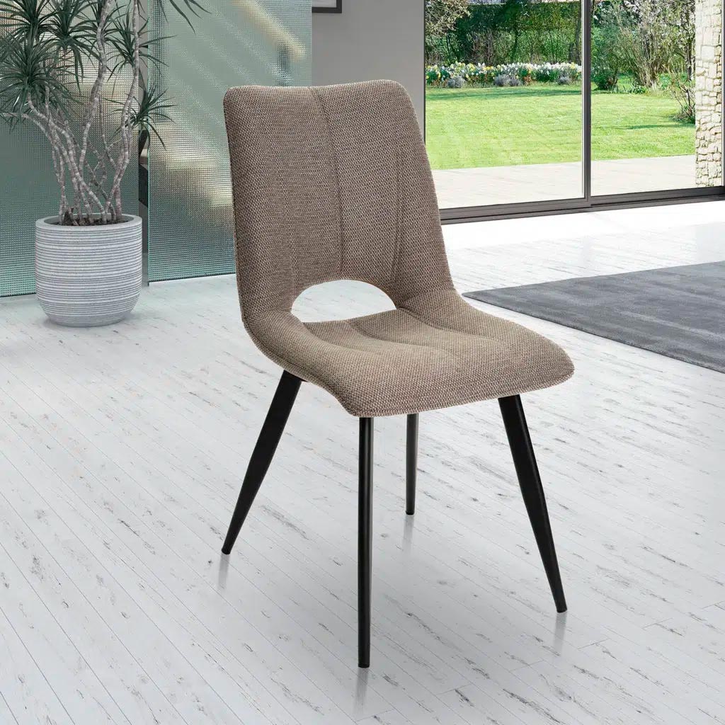 MiLOME chaise ZARA taupe