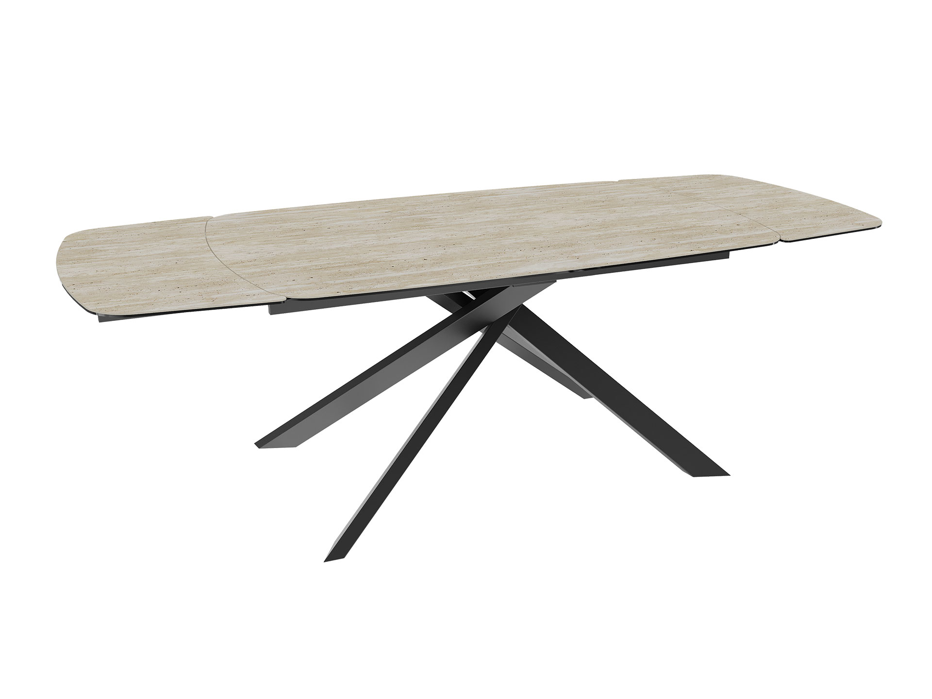 MiLOME table extensible RIA travertin