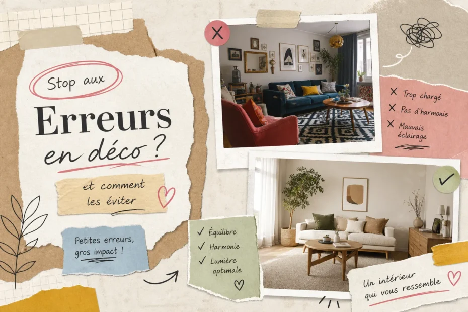 les erreurs courantes en décoration intérieure et comment les éviter