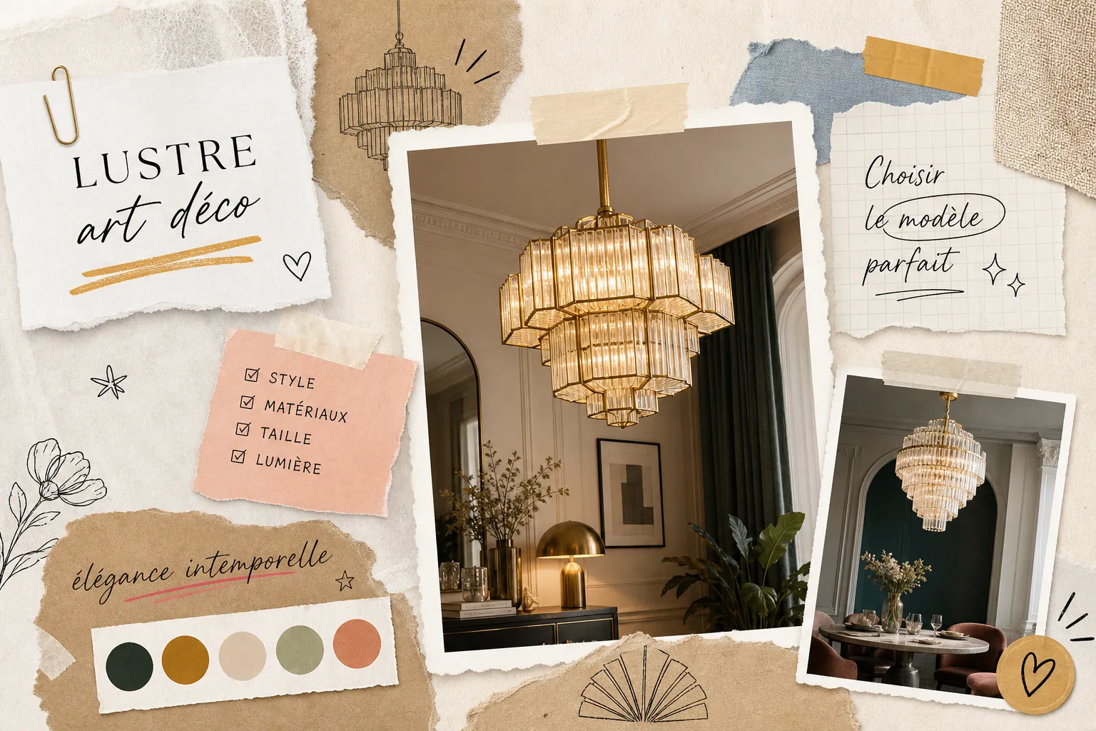 Lustre Art Déco : Guide pour Choisir le Modèle Parfait